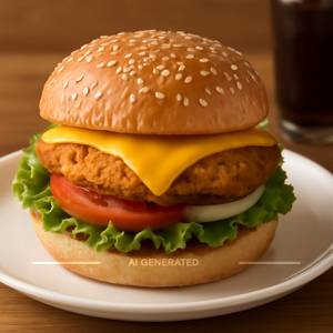 Chicken cheese burger