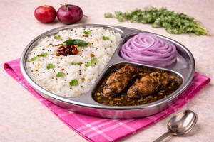 Curd Rice & Pepper Chicken Meal