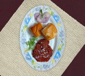 Pav bhaji (2 pieces pav)