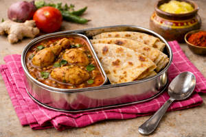 Chicken Curry Paratha Bowl