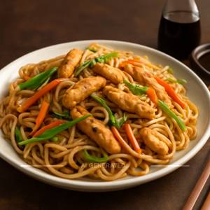 Hakka Noodles Chicken