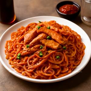 Chicken triple schezwan noodles