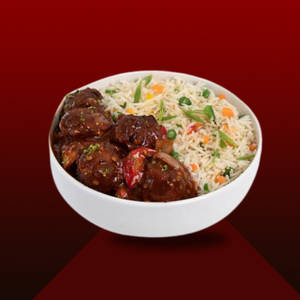 Veg Manchurian Meal Bowl [ 750 ml ]