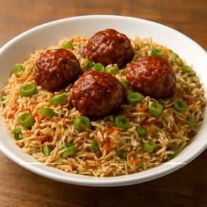 Veg. Manchurian Rice