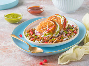 Aloo Tikki with Chole