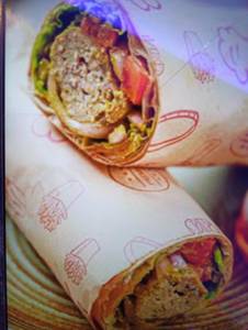 Soya Achari Tikka Roll