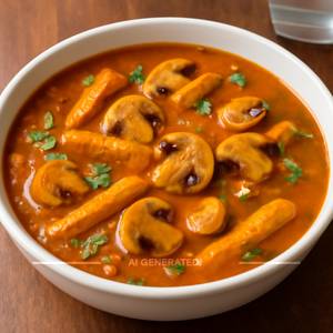 Baby corn mushroom masala