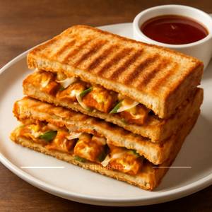 Paneer Tikka Grilled Sandwich