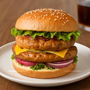Chicken Double Patty Burger