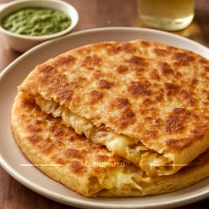 Double Cheese Onion Paratha
