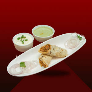 Veg Fish Tikka Roll