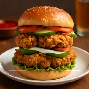 Chicken Double Decker Burger