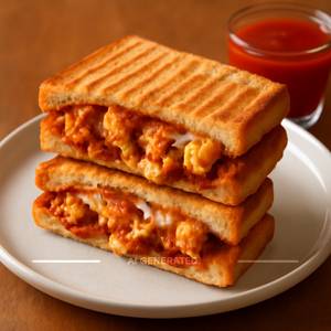 Paneer Pizza Sandwich
