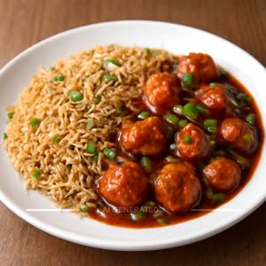 Chicken Manchurian Rice
