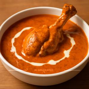 Butter chicken with bone