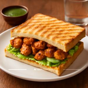 Chicken tikka sandwich