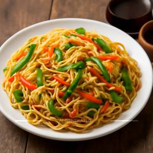 Veg hakka noodles