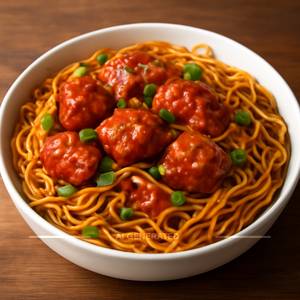 Chicken Manchurian Noodles