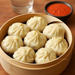 Veg Cheese Steam Momos
