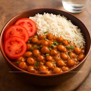 Chole Rice Bowl