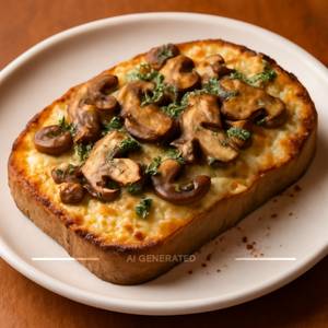 Mushroom Cheese Toast