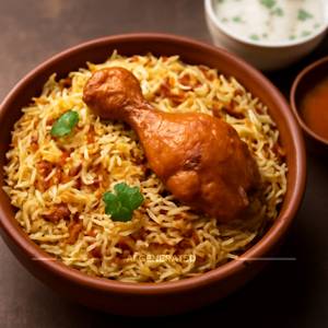 Hyderabadi Dum Chicken Biryani