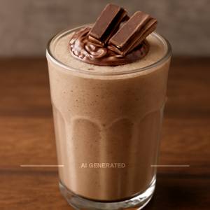 Nutella Kitkat Thick Shake