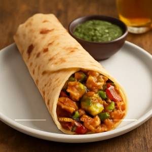 Chilli Paneer Roll