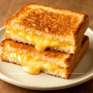 Plain Cheese Grilled Sandwich