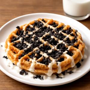 Cookie And Cream Waffle