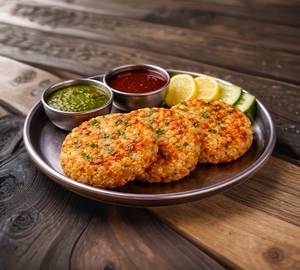 Sabudana Tikki Plate