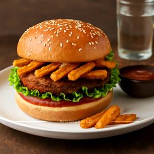 Peri Peri Fries Burger