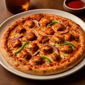 Peri peri chicken pizza