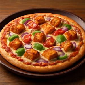 Paneer peppery pizza [8 inches]