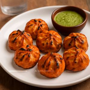 Veg Tandoori Momos [8 pcs]