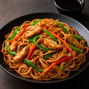Chicken hakka noodles