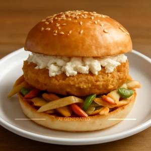Crispy Cheese Burger