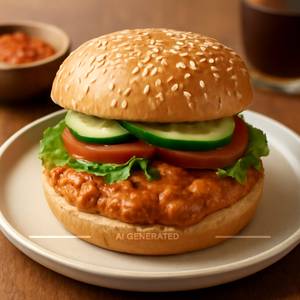 Makhani Chicken Burger