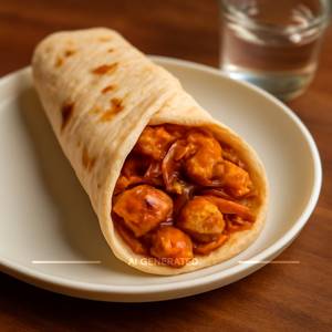 Spicy Paneer Shawarma