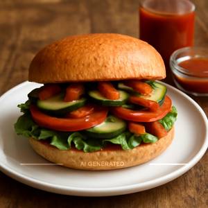 Spicy Veggie Sandwich