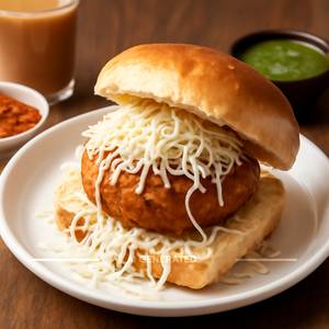 Cheese vada pav