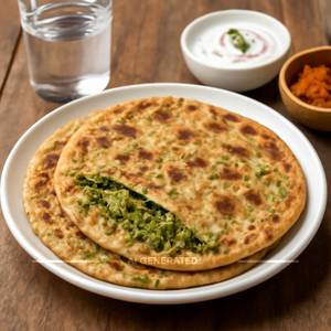 Matar paratha