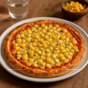 Corn pizza