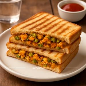 Paneer Capsicum Sandwich