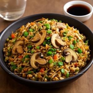 Mushroom fried rice
