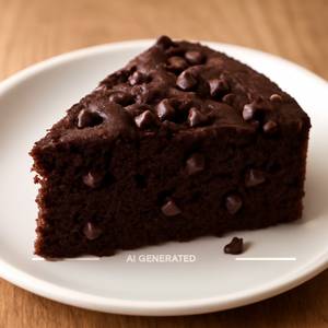 Dark Choco Chips Cake