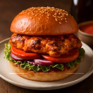 Peri Peri  Chicken Burger