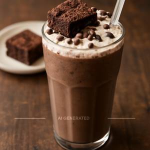 Brownie Choco Chips Shake