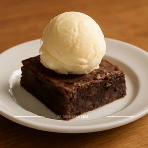 Brownie With Icecream