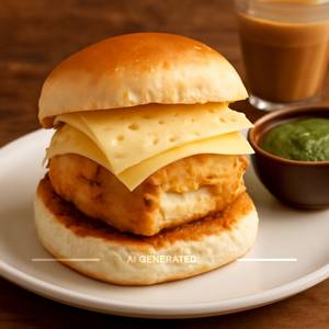 Paneer Double Cheese Vada Pav